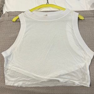 FP Movement White Crop Tank
